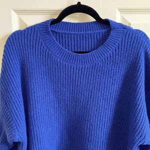 Great condition only worn once Blueish Purple sweater size 0XL